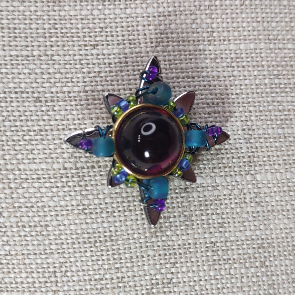 Vintage Liztech Starburst Tie Tac Pin
